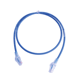 Patch Cord MC6 Modular Cat6 UTP, CM/LS0H, 3ft, Color Azul, Versión Bulk (Sin Empaque Individual)