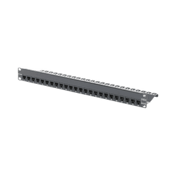 Patch Panel Z-MAX, Blindado, de 24 puertos, Modular (vacío), Plano, 1UR