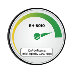 Capacidad inicial 10,000 Mbps (10Gbps) para EH-8010