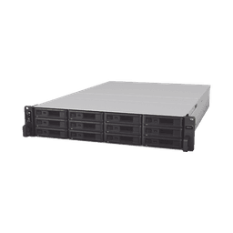 Servidor NAS para Rack (2 U) de 12 Bahías (Expandible a 36 Bahías) / Hasta 648 TB / 8 GB RAM / Servicio Nube Gratis (P2P) / Administración Remota y Respaldo Programado