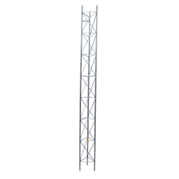 Tramo de Torre Arriostrada de 3m x 35cm, Galvanizado por Inmersión, Hasta 45 m de Elevación. Zonas Húmedas.