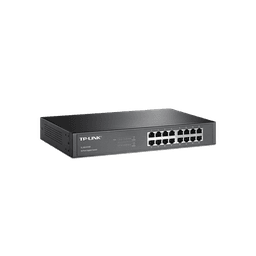 Switch Gigabit no administrable de 16 puertos 10/100/1000 Mbps para escritorio/rack