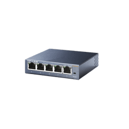 Switch Gigabit no administrable de 5 puertos 10/100/1000 Mbps 