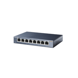 Switch Gigabit no administrable de 8 puertos 10/100/1000 Mbps 