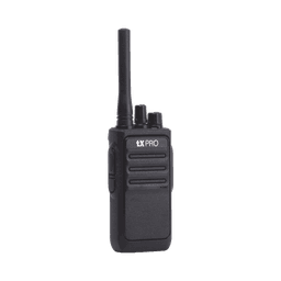 Radio Portátil UHF 400-470 MHz, 16 canales, 2 Watts de potencia. Súper eficiente y Listo para su Uso.