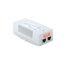 Inyector POE Para Aplicación Solar, Entrada 10-15 Vcc, Salida en 56 Vcc, 802.3 af/at, 10/100/1000 Mbps, Hasta 35 Watts