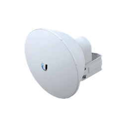 Antena Direccional airFiber X, ideal para enlaces Punto a Punto (PtP), frecuencia 5 GHz (5.1 - 5.9 GHz) de 23 dBi slant 45