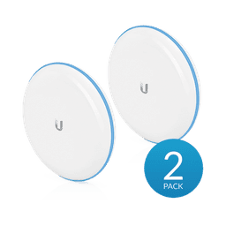 Kit UniFi Building Bridge de 1+ Gbps en 60 GHz con radio redundante en 5 GHz, alcance de hasta 500 m