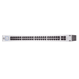 UniFi Switch PoE+/ Pasivo 24V, Administrable de 48 puertos 10/100/1000 Mbps, 2 puertos SFP Gigabit , 2 puertos SFP+ 10 G, 500W