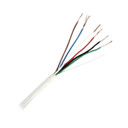 Bobina de Cable de 152 Metros de 6 x 20 AWG / BLINDADO / Color BLANCO / Aplicaciones en Control de Acceso, Audio e Instrumentación