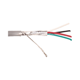 Cable 4 x 18 AWG / Blindado / 305 Metros / Riser / UL / Color Gris / Hecho en México