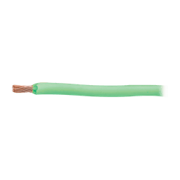 (SLY303) Cable 8 awg  color verde,Conductor de cobre suave cableado. Aislamiento de PVC, autoextinguible. (Venta por Metro)