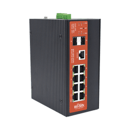 Switch Industrial Administrable Gigabit con 2 Puertos PoE bt + 6 Puertos PoE af/at o 24 V Pasivo + 2 SFP Gigabit, 240 W