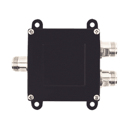 Separador TAP -7 dB con rango de frecuencia de 700 a 2500 MHz. Ideal para separar las antenas a diferentes longitudes de cable coaxial. 50 Ohm. Conectores N Hembra. 