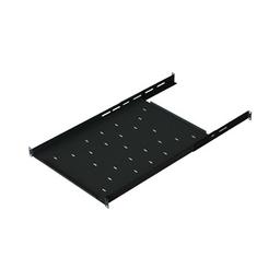 Charola Ajustable para Rack de 19" de 4 postes de 1 Unidad de Espacio. Profundidad de 633 a 816 mm