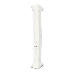 Pole Blanco de 3m para instalaciones eléctricas, voz y datos, No incluye accesorios, se venden por separado los  modelos TEK100DUPLEX( accesorios de fijacion y contacto duplex) y TEK100UNI ( soporte y tapa universal) (13000-01000)