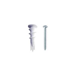 Kit de 10 taquetes autoperforables y 10 tornillos 10mm x 1 1/2" (1301-05002)