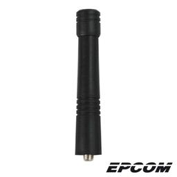 Antena UHF Helicoidal Recortada, 450-470 MHz, Versión Mejorada para Radios Portátiles Motorola y Kenwood TK-340/ 350/ 360/ 370 de Conector Rosca tipo Monopolo. 